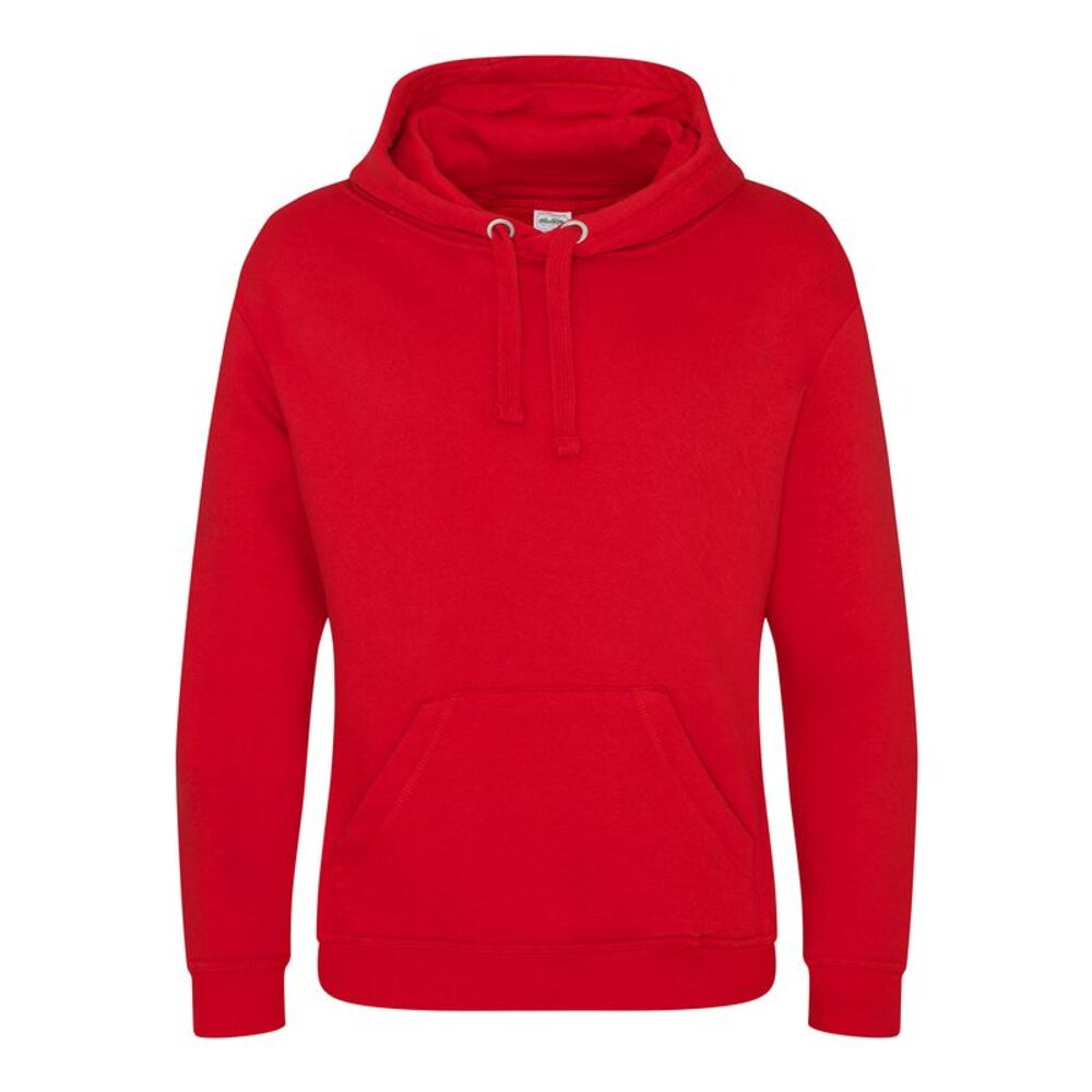 AWDis Just Hoods Mens Graduate Heavyweight Hoodie / Fire Red